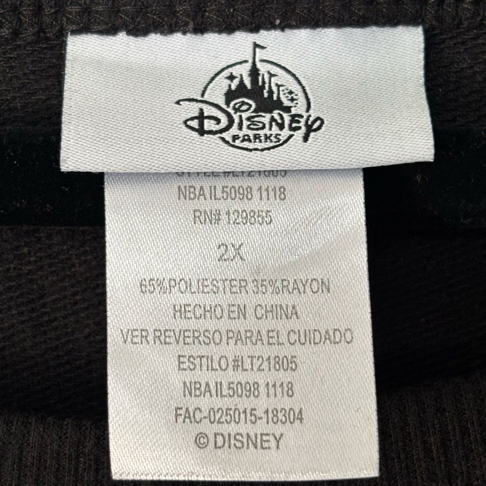 Disney Parks Black Knit Size 2X Disney World Rhinestone Lightweight Sweater EUC! - Picture 6 of 8